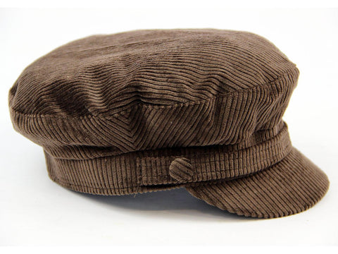 Beatle Hat Dark Brown Corduroy