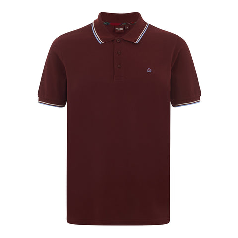 Card Polo S/S Claret-Harmony