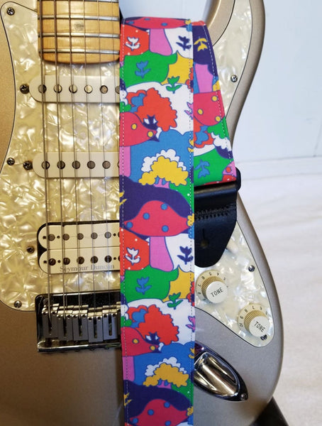 Mushroom Guitar Strap