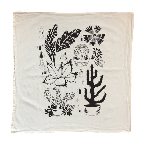 Hearty Plants Tea Towel