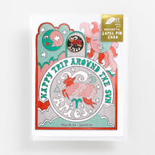 Aries Lapel Pin Card