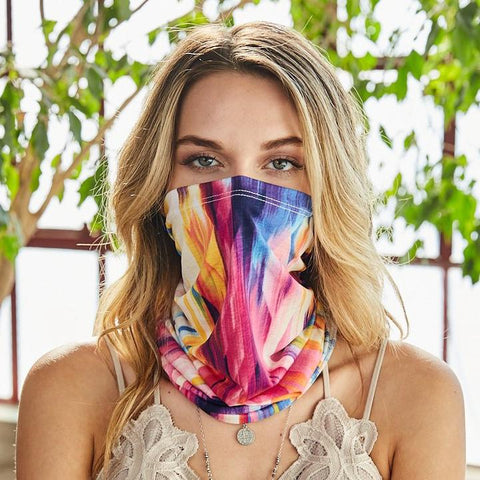 Full Face Tie Dye Mask