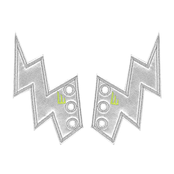 Shwings Lightning Bolt Silver Foil