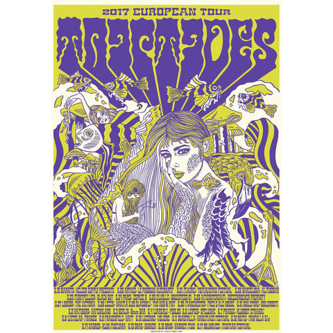 Triptides Screen Print Poster Art