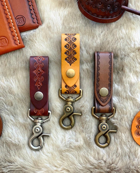 Leather Belt Key Fob