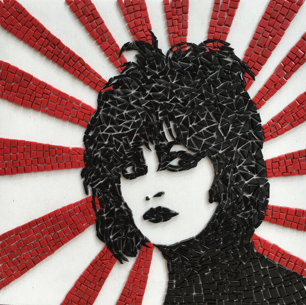 Siouxsie Mosaic Tile Art Framed