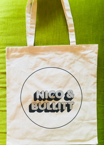 NICO & BULLITT Canvas Tote Bag