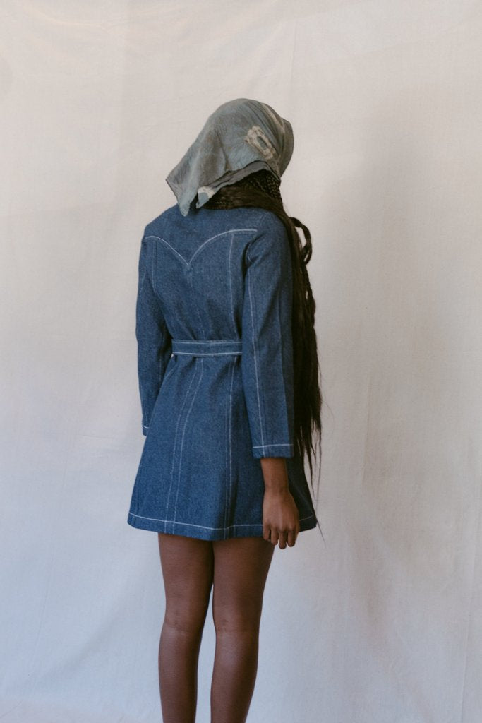 Denim Trench Jacket Dress Nico Bullitt - Main Image
