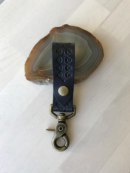 Leather Belt Key Fob
