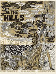 The Kills Screen Print Framed Art