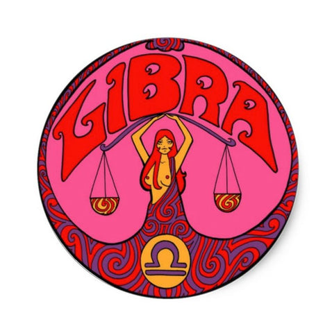 Libra Zodiac Magnet 3"