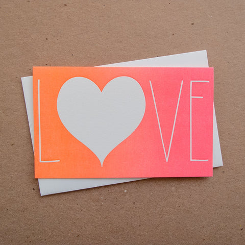 Ombre Love Card