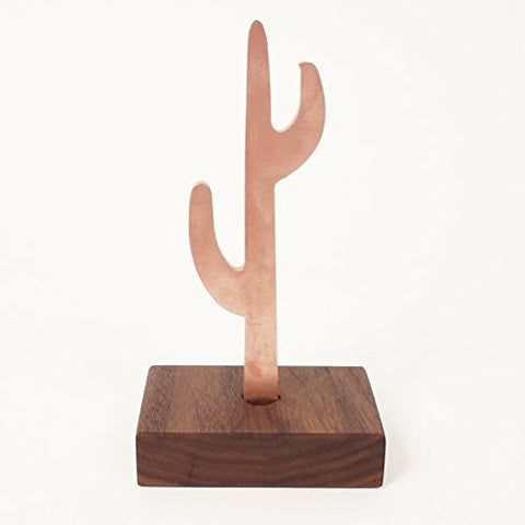 Saguaro Cactus Bottle Opener and Stand Copper