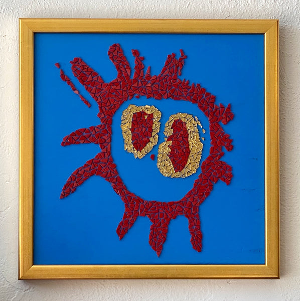 Screamadelica Primal Scream Mosaic Tile Art Framed