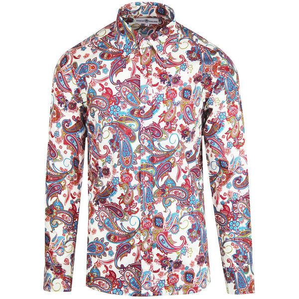 Trip Paisley Mod Psychedelic Shirt